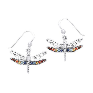 Dragonfly Wings Earrings TER517 - Jewelry